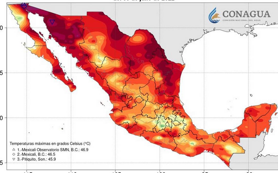 El calor en Mexicali la urbe más caliente de México enciende alerta